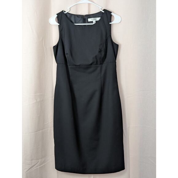 NINE WEST! BEAUTIFUL "LITTLE BLACK DRESS", BLACK, TAILORED! SZ 2 - Picture 2 of 8